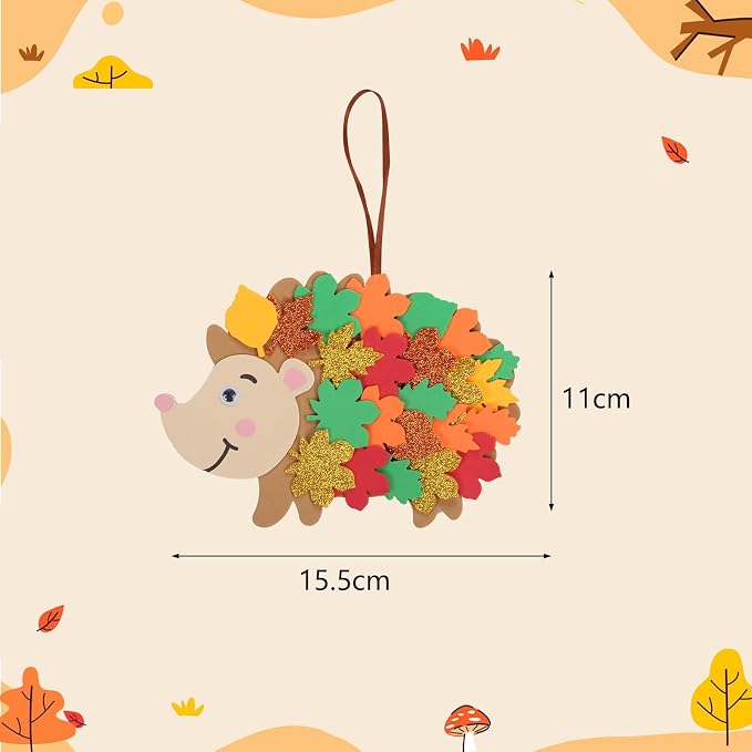 Fennoral 12 Pack Hedgehog Crafts - Image 7