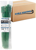 Kable Kontrol Green Zip Ties Bulk Pack 14 Inch 3500 Pcs, 120 Lbs Tensile by KABLEKONTROL%C2%AE