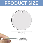 240Pcs Sublimation Keychain Blanks Double Sides 80 MDF Sublimation Keychains - Image 2