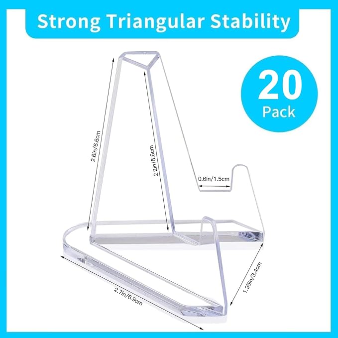vivinin 20 Packs Card Display Stand, Card Stand, Card Stands - Image 2