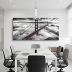 ZESTRILIA San Francisco Golden Gate Bridge Wall Art, Decor - Image 3