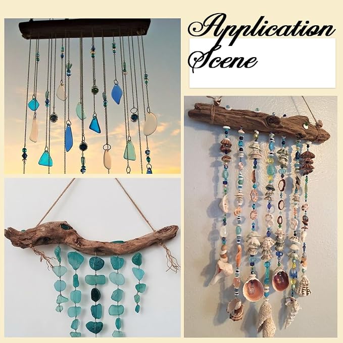 7 Hook Natural Driftwood Decorative Branches Farmhouse Home Wall Hanging Decor - Image 6