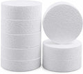 8 Pcs 3 Inch Foam Circles for Crafts, 1 Inch Thick White Polystyrene Round Foam by Unknown