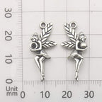 iloveDIYbeads 100g Craft Supplies Antique Silver Wings Angel Fairy Charms - Image 7