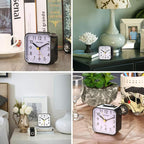 Peakeep Small Battery Operated Analog Travel Alarm Clock Silent No Ticking - Image 6