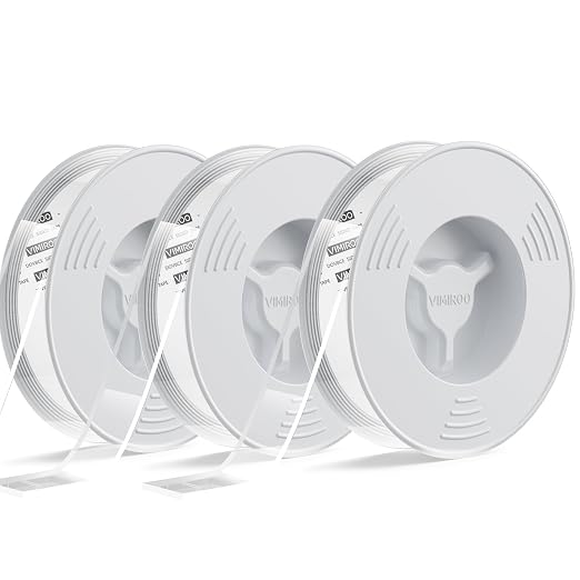 vimiroo 3 Pack Double Sided Tape Heavy Duty, Extra Large16.4FT Nano Double by VIMIROO