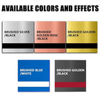 5PCS Laser Engraving Double Color ABS Plastic Sheet, Two-Tone Laserable - Image 2