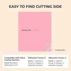 HTVRONT Baby Pink Heat Transfer Vinyl, 13 Pack | Pink Iron on Vinyl Sheets - Image 6