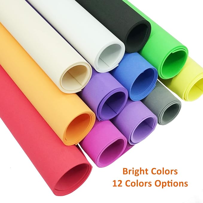 biguphate 20 Pack Orange EVA Foam Sheets, 15.7 x 11.8 in, 1MM Thick Foam Paper - Image 3