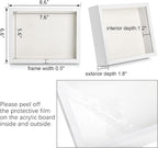 Hacaroa 4 Pack Shadow Box Frame - Image 2