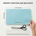 Light Blue Felt Fabric Sheets Stiff 20 Pcs 8" X 12", 1mm Thick Assorted Color - Image 2