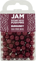 JAM PAPER Colorful Push Pins by JAMPaper
