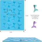 Sakolla 16 Cavity Mermaid Tails Silicone Molds, Mermaid Molds - Image 2