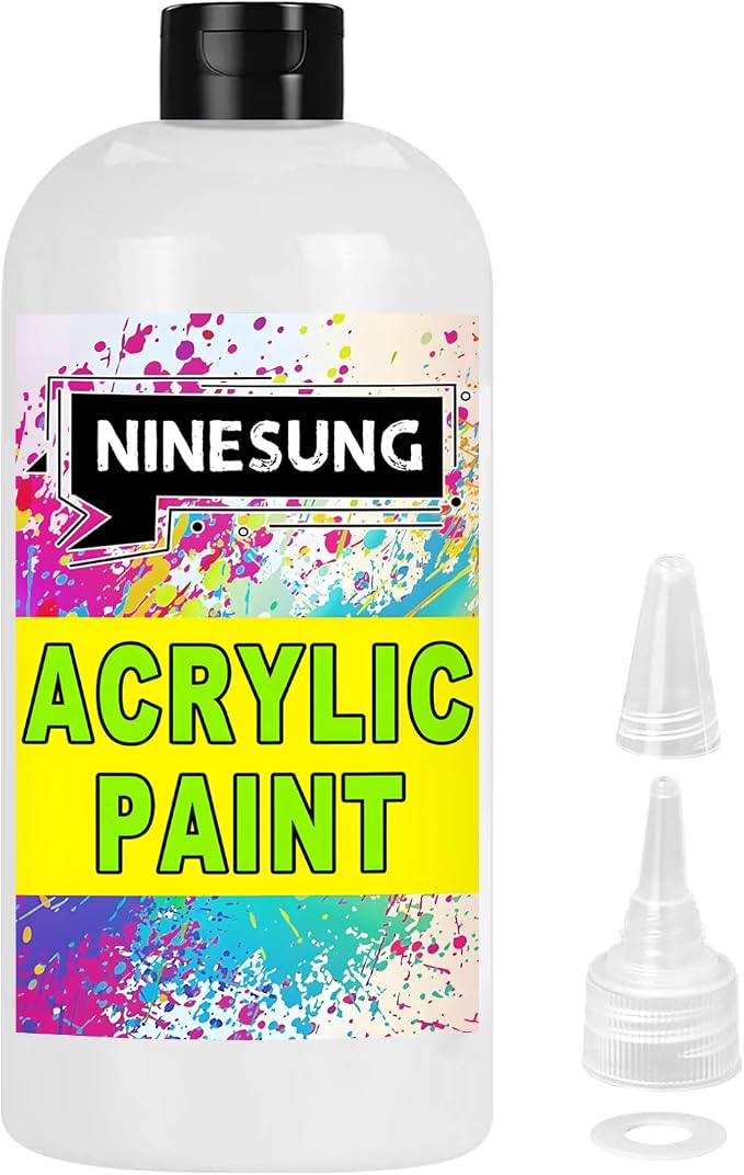 White Acrylic Paint by NINESUNG
