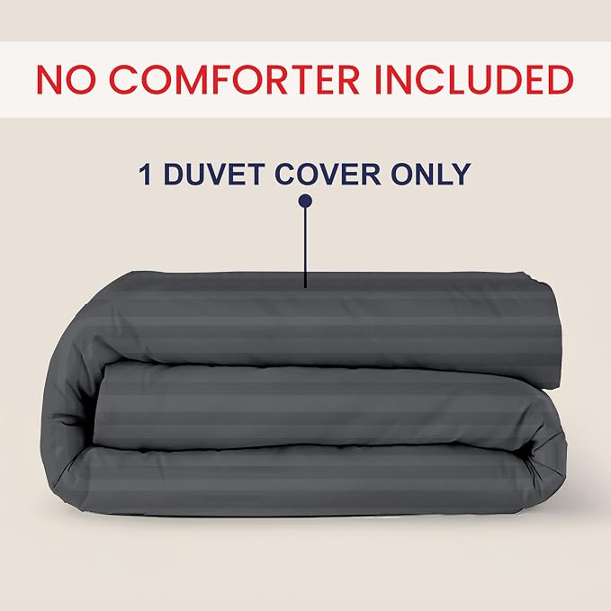 Kotton Culture 1 Pc King Size Duvet Cover Only -100% Egyptian Cotton 600 Thread - Image 2