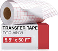 HTVRONT Transfer Tape for Vinyl, 5.5" x 50 FT, For Silhouette Cameo, For Decals by HTVRONT