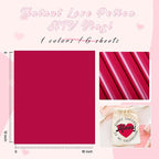 Tintnut Love Potion Red Heat Transfer Vinyl, easy cut & weed, stretch washable - Image 2