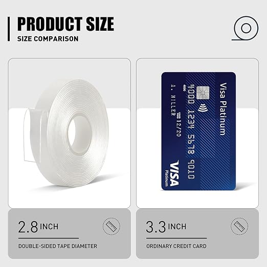 Double Sided Tape Heavy Duty, Sticky Nano Mounting Tape | 1/2“ 10 Ft, - Image 6