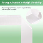 1''×41Ft White Heavy Duty Hook And Loop Tape Adhesive, No Punching Picture Wall - Image 6
