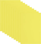 uxcell 10 Pcs Yellow EVA A4 Foam Sheets Crafts, 12 x 8 Inch Foam Paper by uxcell