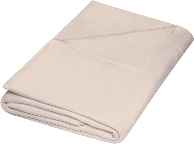 ZPECC Full Flat Sheet Only 1 Pack, Durable Beige Top Bed Sheets Hypoallergenic by ZPECC-ABrandThatHasBeenFocusedOnBabyProductsFor18Years