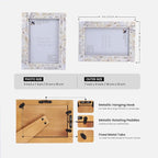 Handicrafts Home Mother of Pearl Picture Frame 5x7, Decorative Photo Frame - Image 2