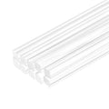 MECCANIXITY 10pcs Acrylic Square Rods 3/16" x 12" Clear Acrylic Dowel Rods by MECCANIXITY