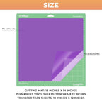HTVRONT Permanent Vinyl 70 Pack 12"x12", Compatible - Image 3