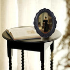 SIKOO Vintage Picture Frames 5x7 Antique Oval Picture Frame Tabletop and Wall - Image 2