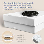 Fageverld 2-Pack Trading Card Storage Box, Top loader Storage Boxes, includes - Image 4