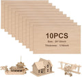 Sasylvia Balsa Wood Sheets 12 x 20 x 1/16 Inch Basswood Sheets by Sasylvia