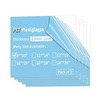 5 Pack 8x10 PET Sheets 0.04" Thick PET Plexiglass Sheets Panels by gdhwcxl