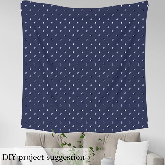 Anchor Fabric by The Yard, Ocean Adventure Soft Flannel Polyester No Stretch - Image 4