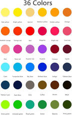 36 Colors Tie Dye Powder, Rainbow Tie Fabric Dye Powder - Image 2