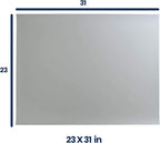 Pacific Arc Vinyl Board Cover. Self Healing and Stain Resistant Gray/White Sheet - Image 2
