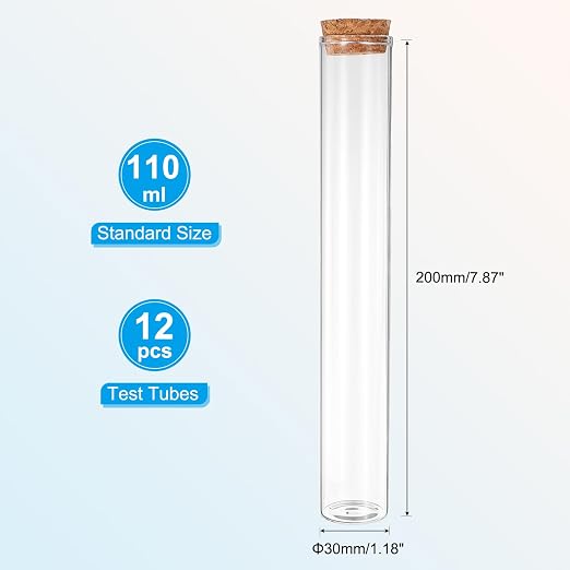 PATIKIL 110ml Test Tubes - Image 2