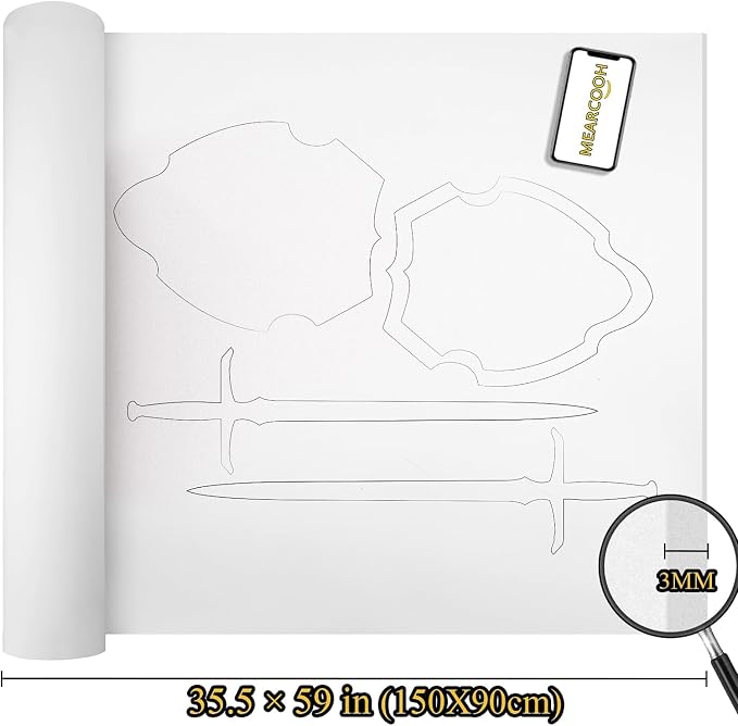 MEARCOOH 2-Pack Large EVA Foam Sheets, 35.5" x 59" Sheet Premium High Density - Image 3