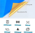 guangyintong Soft Metal Heat Transfer Vinyl Shiny Golden HTV Rolls, HTV Vinyl - Image 6