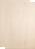 HARFINGTON 2pcs 3mm Basswood Plywood Sheets 12" x 18" x 1/8" Thin Unfinished by HARFINGTON