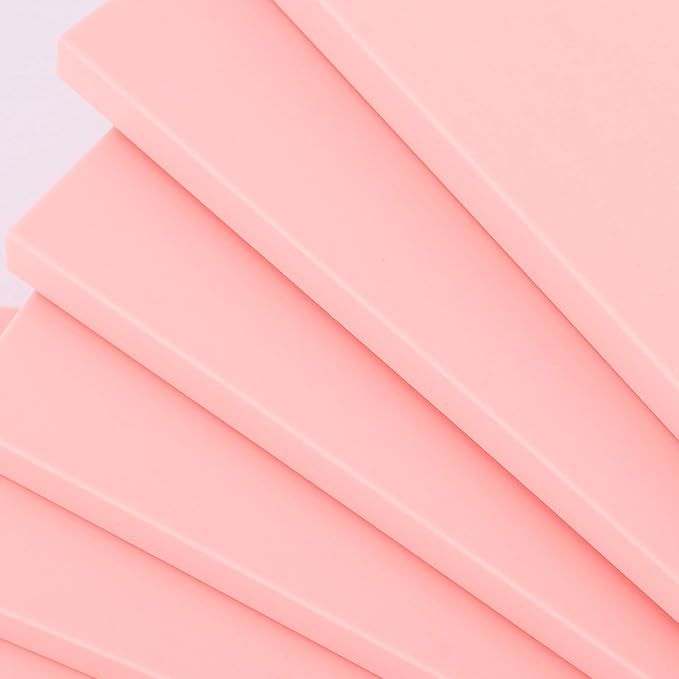 ZOENHOU 20-Count 4 x 6 Inch Pink Soft Rubber Carving Blocks, Crafts Stamping - Image 3