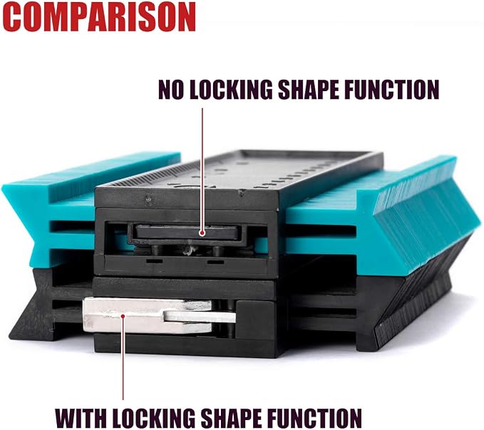 Saker Contour Gauge Profile Tool- Adjustable Lock-Precisely Copy Irregular - Image 8