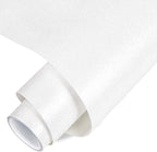 VINYL FROG Shimmer Adhesive Vinyl 12"x60" White Glitter Craft Permanent Vinyl by VINYLFROG