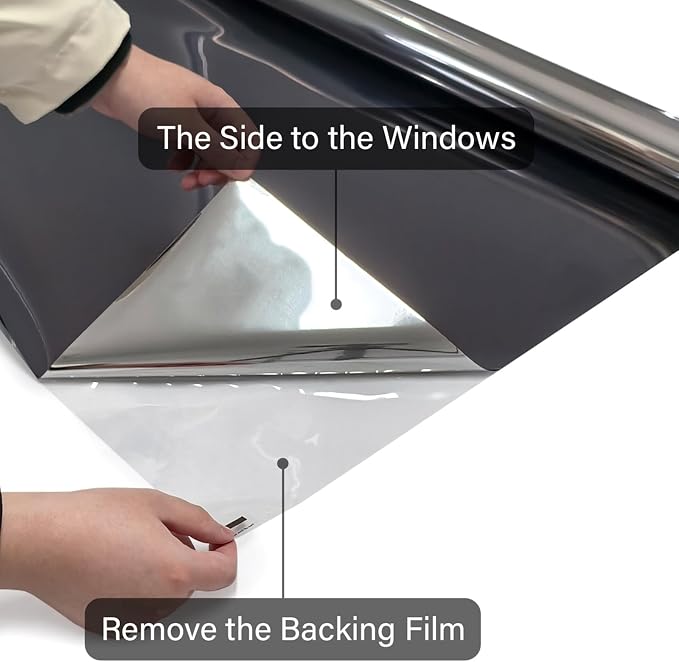 Kromapolis One Way Window Privacy Film Reflective Mirror Home Window Tint - Image 6