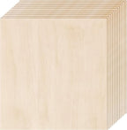 12 Pack Basswood Sheets 1/4 inch, 6mm Basswood by Unknown
