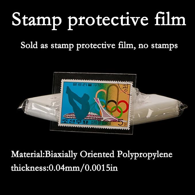 Stamp Collecting Supplies – 760 OPP Stamp Sleeves, 8 Sizes - Image 5