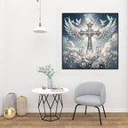 OJTOYART Cross-Angel Wings 5D Diamond Painting Kits - Image 5