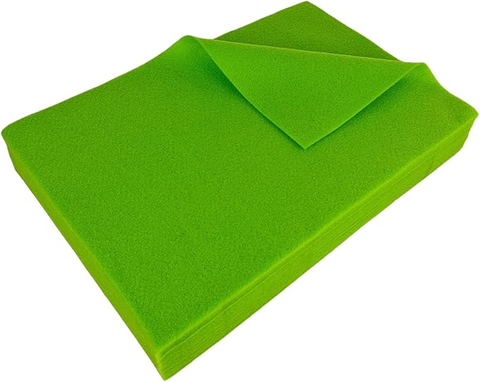 Jtnohx Color Felt, Soft Felt Sheets, 1.4mm Thick 8"x12" Handicraft Felt Fabrics by Jtnohx