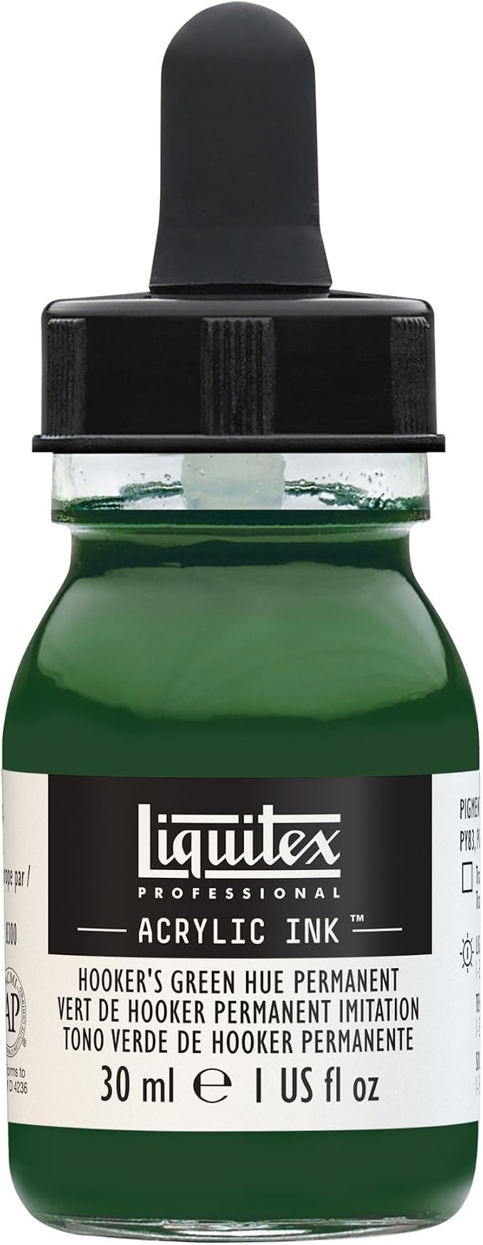 Liquitex Professional Acrylic Ink, 1-oz Jar, Hooker's Green Hue Permanent by Liquitex