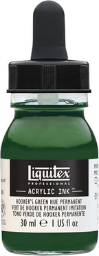 Liquitex Professional Acrylic Ink, 1-oz Jar, Hooker's Green Hue Permanent by Liquitex