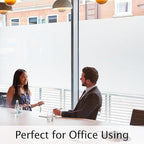 HIDBEA Frosted Window Privacy Film Non-Adhesive, Reusable Window Glass Films - Image 4